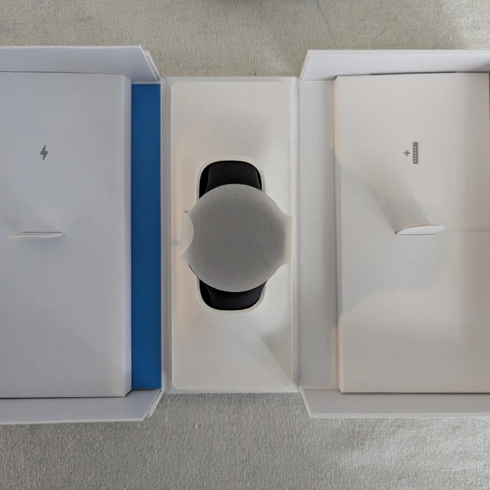 Google Pixel Watch 2 Matte Black Aluminum Case / Obsidian Active Band, Wifi